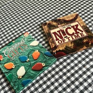 Two Christmas craft books